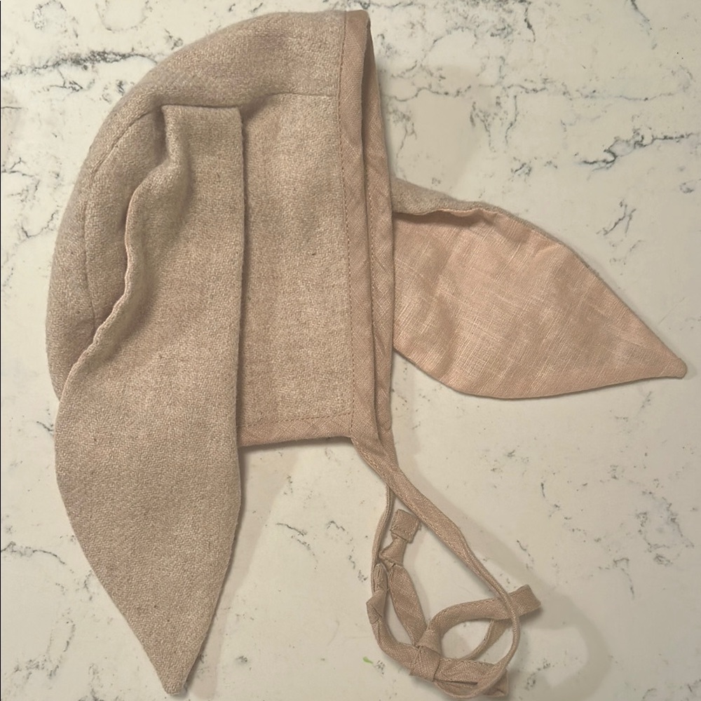 Tan Cotton Hat with Natural Matte Finish